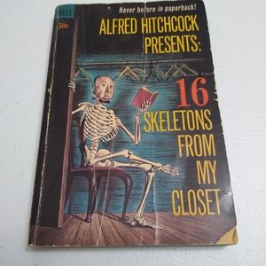 Alfred Hitchcock Vintage Book Presents Paperback Book 16 Skeletons from my Close